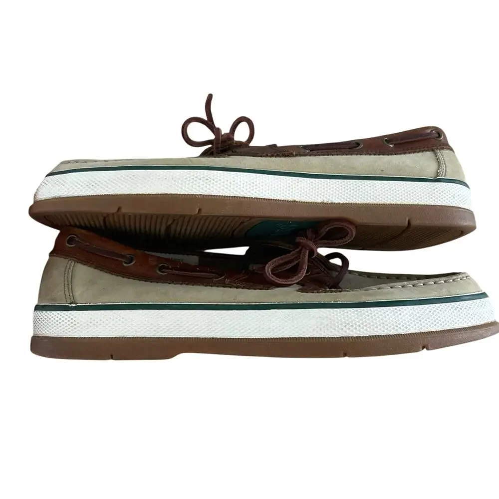 Bass Men's Washable Leather Boat Shoes